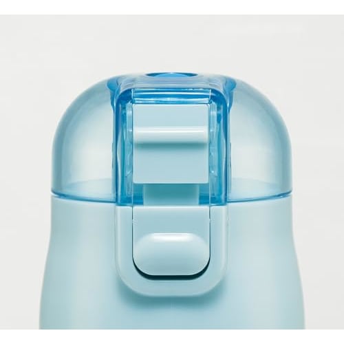 Skater Children's Water Bottle, 2-Way, 470ml (Direct Drinking) or 430ml (Cup Drinking), Disney Mickey & Friends Balloon Design, Stainless Steel, Insul