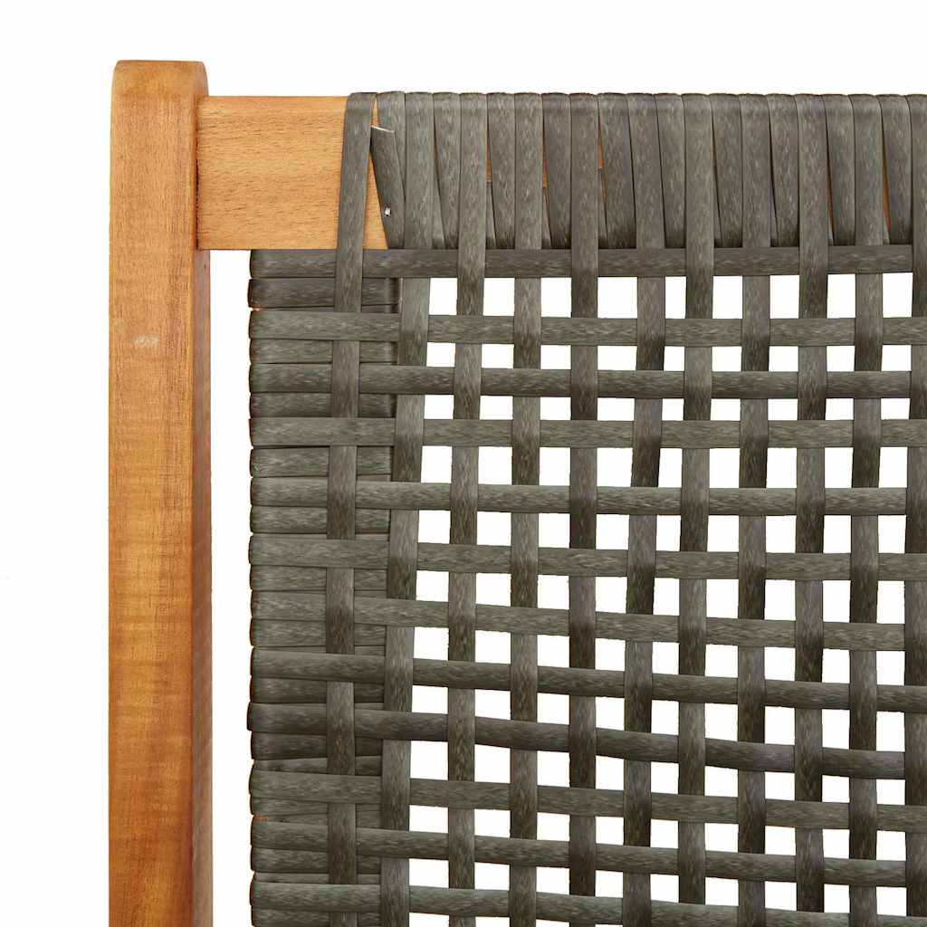 garden furniture 2 pcs Grey 67 x 78 x 73 cm Solid Acacia Wood