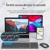 Bluetooth 5.0 & 2.4G Wireless Keyboard and Mouse Combo Mini Multimedia Key Board Mouse Set for Laptop PC TV iPad Macbook Android