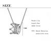 925 Sterling Silver Delicate Cubic Zircon Crown Pendant Neckace For Women Jewelry Birthday Gifts Wholesale S-N311