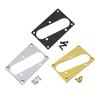 Durability Chrome Plated Pickup Mounting Bracket 4 Stainless Steel Screws Compatible With Guitar Bridge Pickups