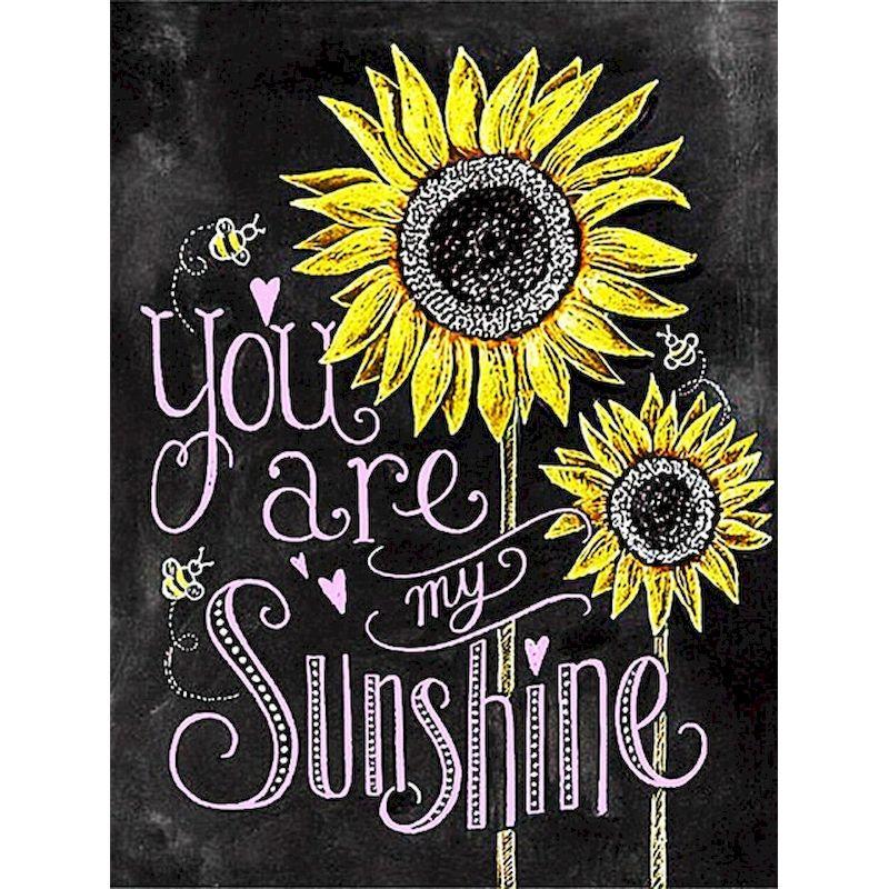 5D DIY Sunflowers Diamond Painting Kits Full Round Diamond Embroidery Cross Stitch Mosaic Art Home Decor Diamond