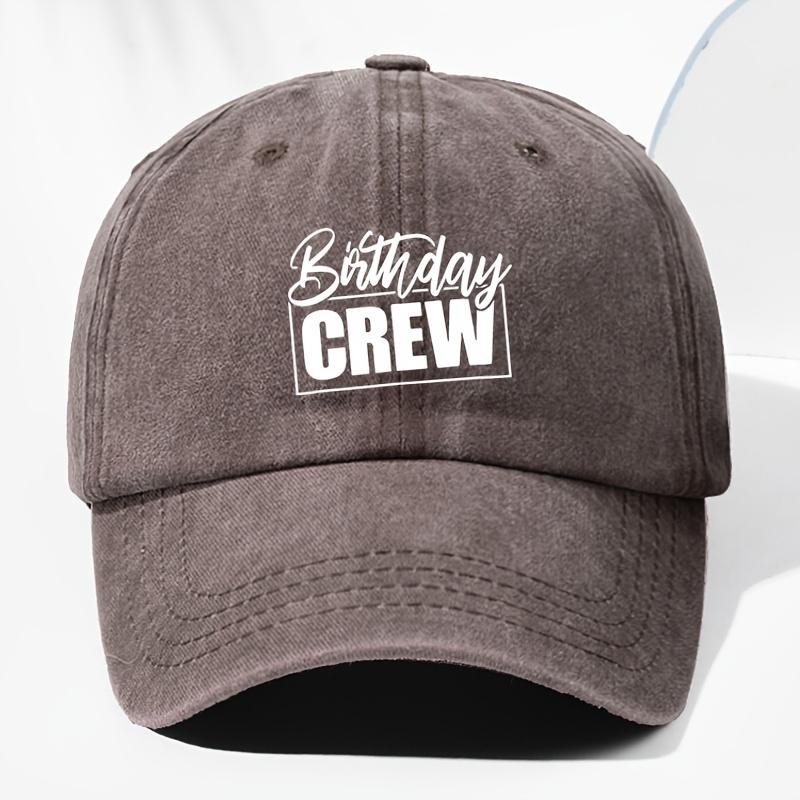 Unisex Letter Print Retro Baseball Cap Adjustable Lightweight Trucker Cap Casual Visor Hat