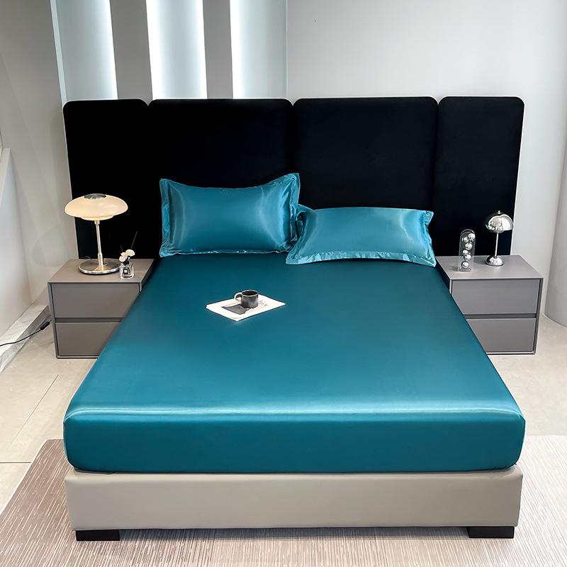 Трансграничный матрас из стираного шелка, матрас из бамбукового волокна, водонепроницаемый матрас, барьер от мочи, нескользящий фиксированный полностью закрытый защитный чехол для матраса