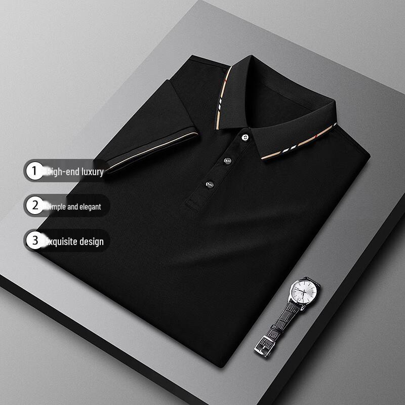 MiiOW Men's Ice Silk Quick-Dry Polo T-Shirt