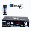 AK35 Two Channel Car Digital Amplifier Bluetooth Stereo Audio Amplifier Home Karaoke Sound System 12.5X19X4.5CM