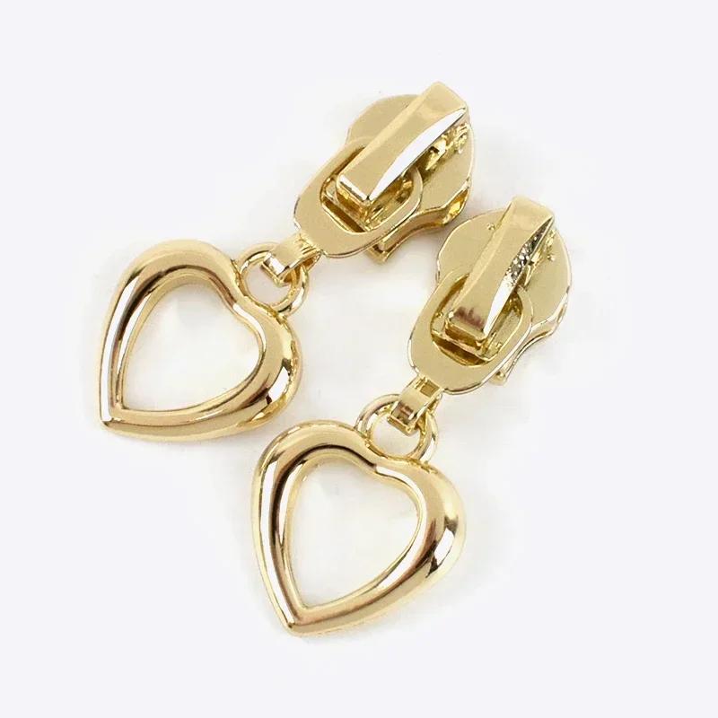 Meetee 5/10/20 шт. 5# Бегунок для молнии для нейлоновых молний Пластиковые спиральные молнии Головки бегунка Ремонтные наборы DIY Швейные аксессуары для одежды