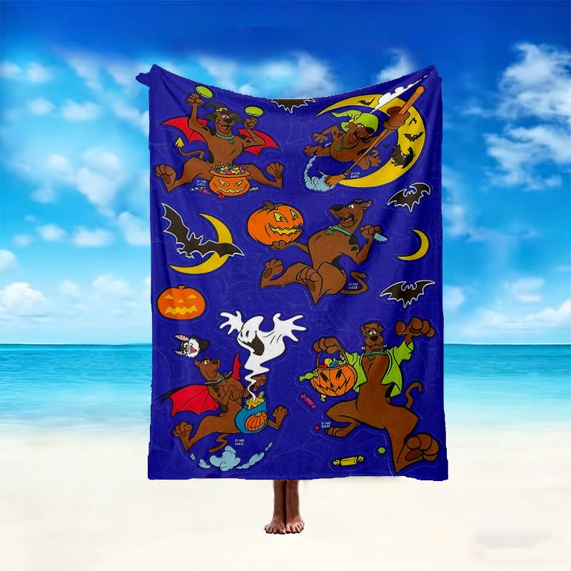 [SCOOBY-DOO Blanket] Soft Throw Blanket for Bed Sofa, Holiday Gift Blanket for Women Men Family Friend