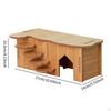 Hamster Habitat with Climbing Structure for Small Animals
