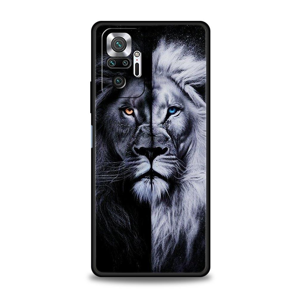 Чехол для телефона с изображением тигра, волка, льва для Xiaomi Redmi Note 14 13 12 5G 9S 9 10 11 Pro Plus 9T 14C 13C 12C 10C 9C 9A, мягкий чехол