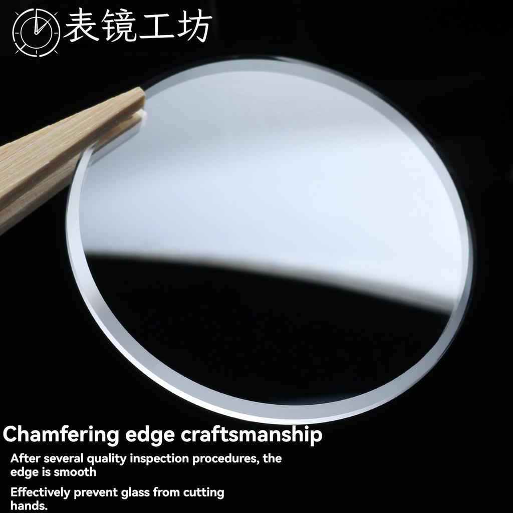 Для Mido Commander Серии M021 M021.431 Сапфировое Стекло Часовое Стекло Передняя и Задняя Крышки Часовое Стекло Устойчивая к Царапинам Маска