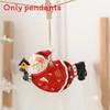 Resin Christmas Tree Decorations For Holiday Season With Santa Reindeer And Snowman Accents