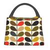 Orla Kiely Abstract Multi Stem Изолированная сумка для обеда Mid Century Scandinavian Geometric Cooler Thermal Food Lunch Box