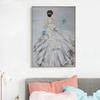 Современная фигура танцующей девушки, картина маслом на холсте, настенное искусство, романтическая танцовщица, невеста для спальни, гостиной, домашнего декора, куадрос