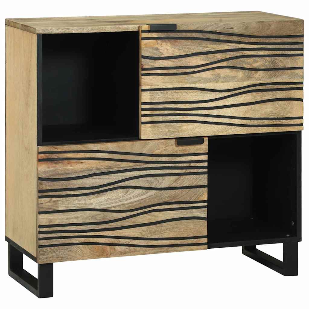 Sideboard Brown 80 x 33 x 75 cm Solid Mango Wood