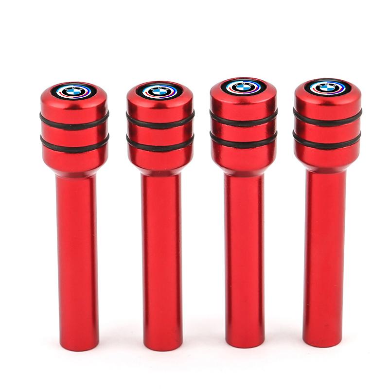 4Pcs Aluminum Alloy Car Door Lock Pins Security Rod Knob Cover For BMW M 50th Anniversary M5 E46 E90 F10 E39 E36 F20 E87 G30 E92 GH5