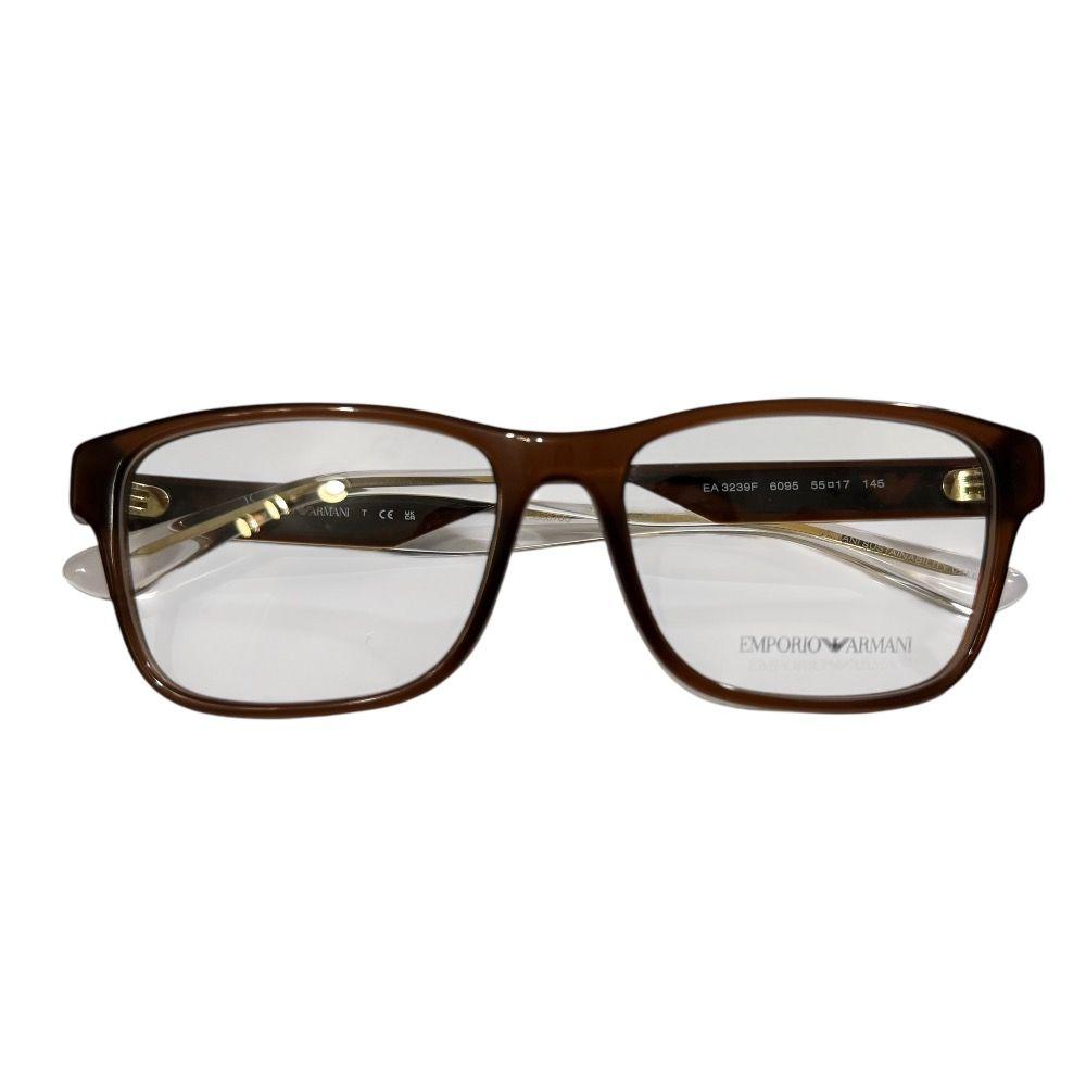 Б/У Хорошее Очки EMPORIO ARMANI EA3239F Коричневые Мужские Старая Одежда Б/У USED