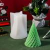 Silica Gel Candle Mold Steric Festival DIY Mold Christmas Tree Candle Mold  Candle Making