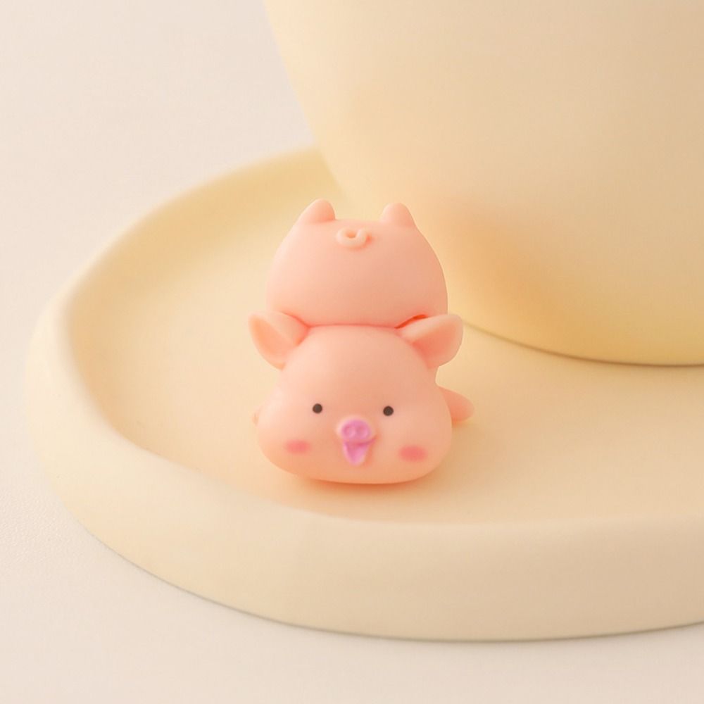 Миниатюры животных мультфильм Свинья украшение автомобиля Свинья украшение центральной консоли автомобиля предметы интерьера автомобиля