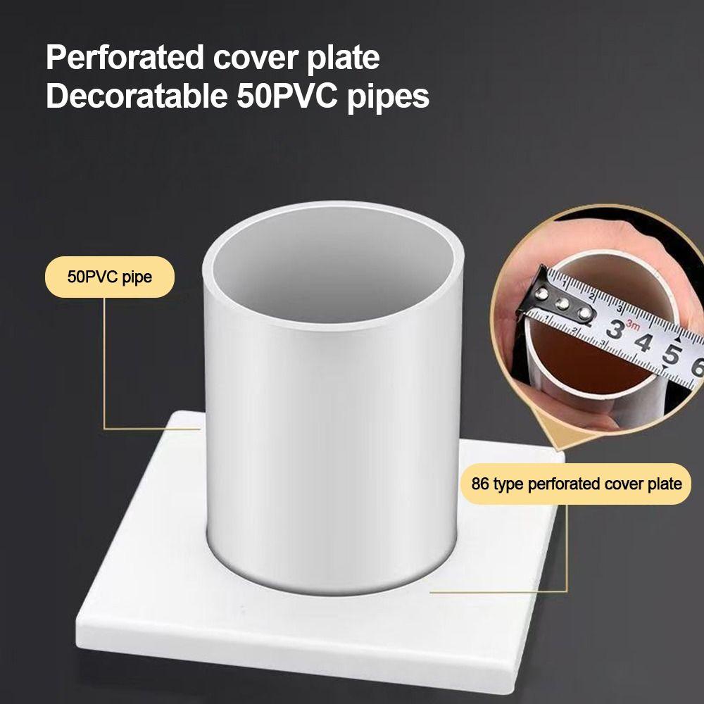 86Type Air-conditioning Dust Plug Easy Install Hole Cap Creative Wall Hole Cover Wall Decoration
