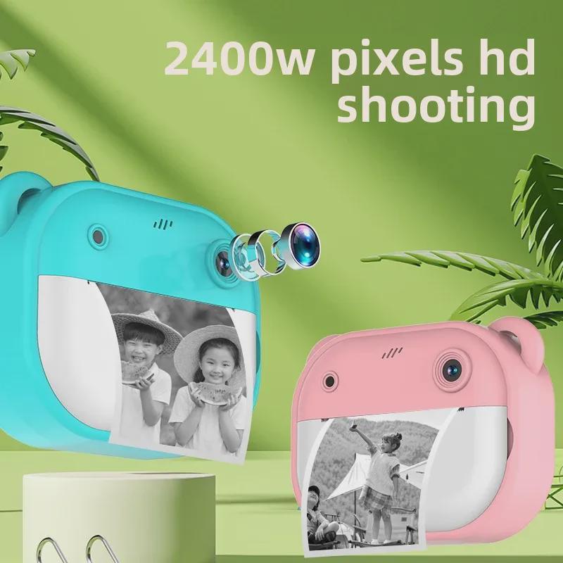 Новая камера Polaroid с двумя объективами HD для детей - игрушка для фото и видео с подарочной коробкой