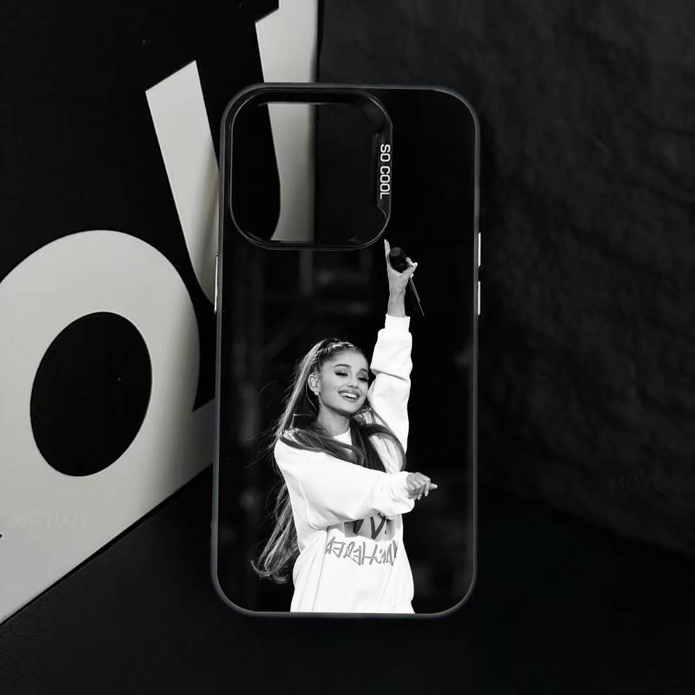 AG A-Aesthetic Phone Case For iPhone 17,16,15,14,13,12,11 Plus,Pro Max,XS,Colored Silver Plated Inside Cover