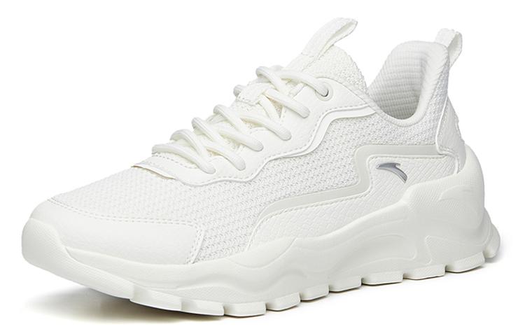 Women's Sneakers ANTA Life Collection Casual Shoes Women's Low-top Ivory White/Silver