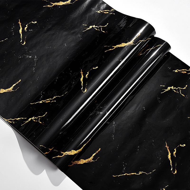 Водонепроницаемая и маслостойкая наклейка для кухни, настольная плита, мраморные самоклеящиеся обои, утолщенная наклейка на стену для ремонта домашнего кабинета