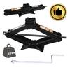 2Ton Mechanical Manual Scissor Jacks With Stabilizer Base & Handle For Car/SUV Tire Replacement And Emergency Roadside Repair