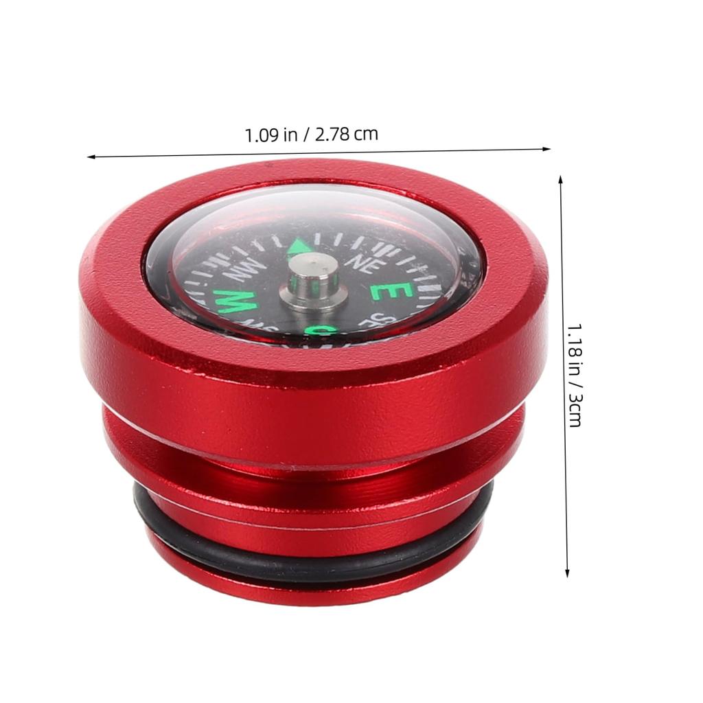 SUPVOX Cigarette Lighter Cover, Auto Compass, Aluminum Cigarette Lighter, Cigarette Lighter Cap, Cigarette Lighter