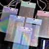 6 Sheets Iridescent Dream Holographic Sticker for Journals Waterproof Scrapbooking Stickers Transparent Substrate for Collage Sealing Decoration