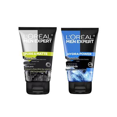 L'Oreal Мужское duo для умывания: контроль жирности и увлажнение