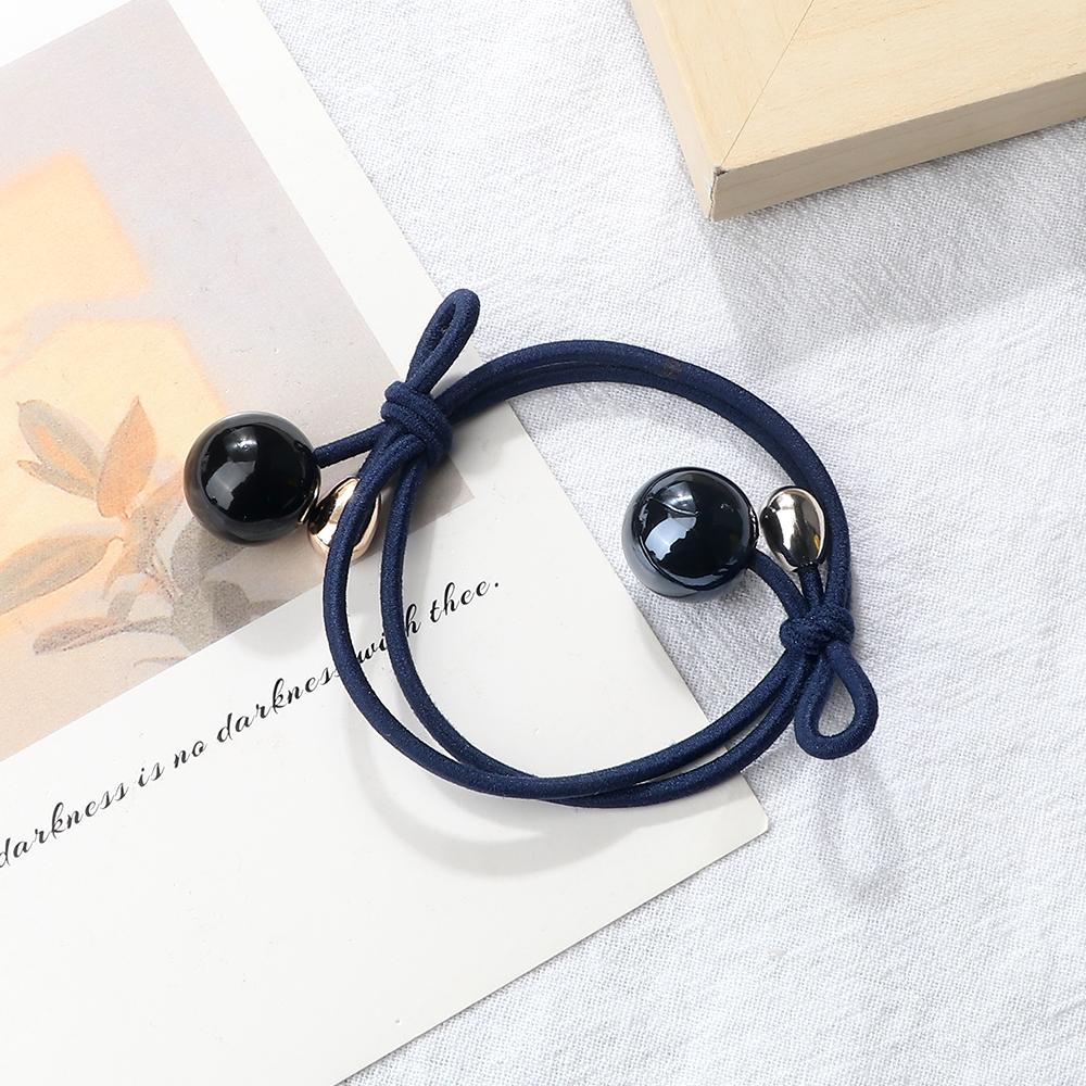 Женские резинки для волос с подвеской в виде шарика, корейская мода, эластичная резинка для девочек, милая резинка для волос, держатель-веревка, резинка, аксессуары для волос, подарки