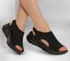 Sandals Skechers Black Arch Fit City Catch