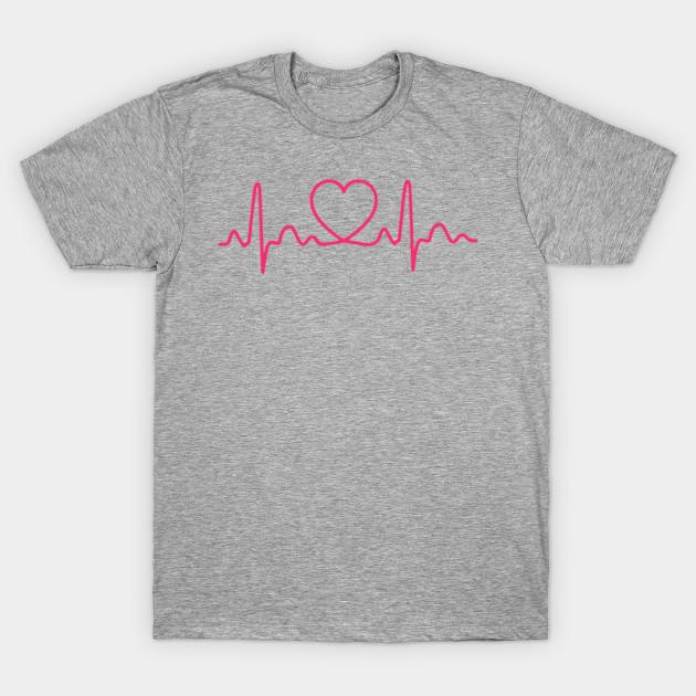For Women Heartbeat Doctor Nurse Medical Tshirt T Shirt 90S Korean Style Tee 100% Cotton Picture Custom Round Collar