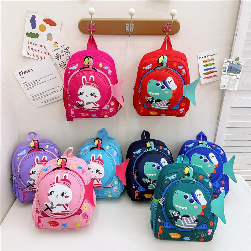 Lightweight Dual Shoulder Bag For Toddlers Boys Girls Cute Cartoon Baby Backpack