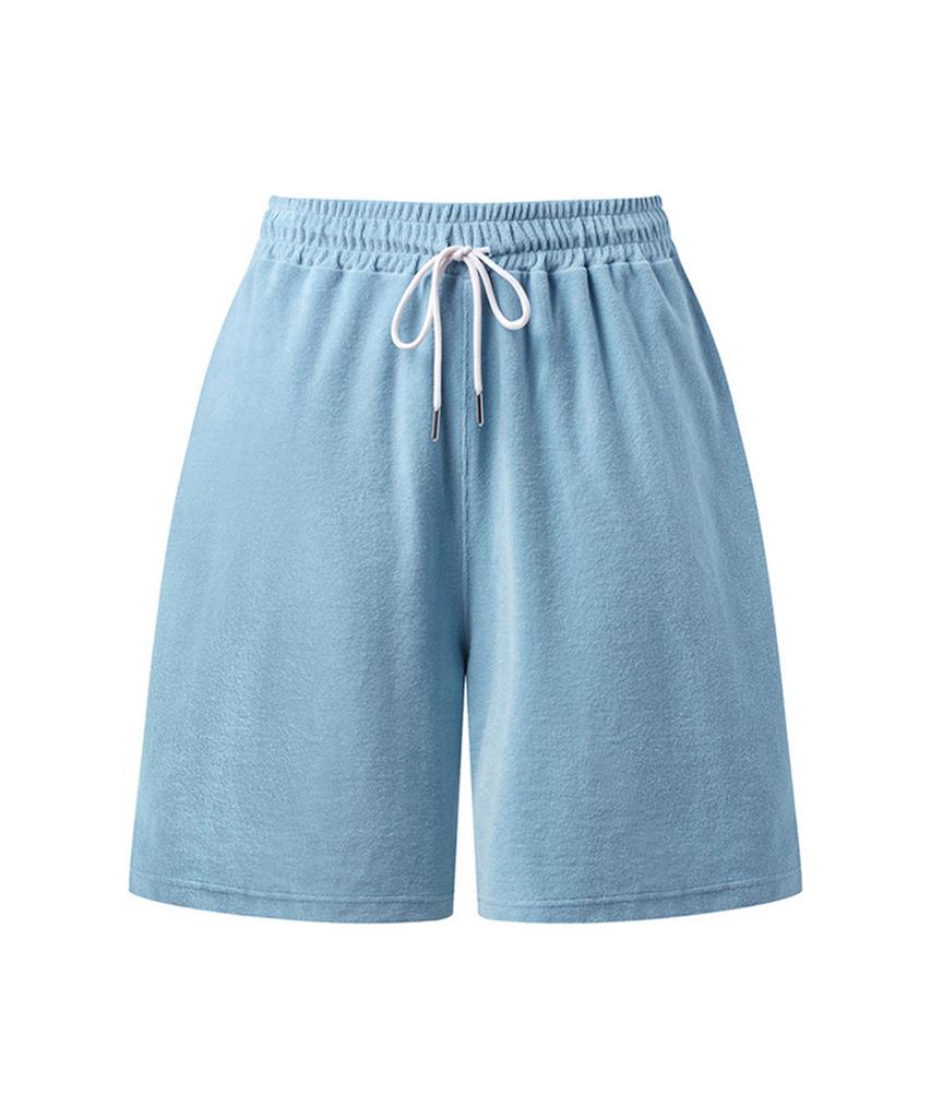 ERER Men Towel Shorts Sky Blue
