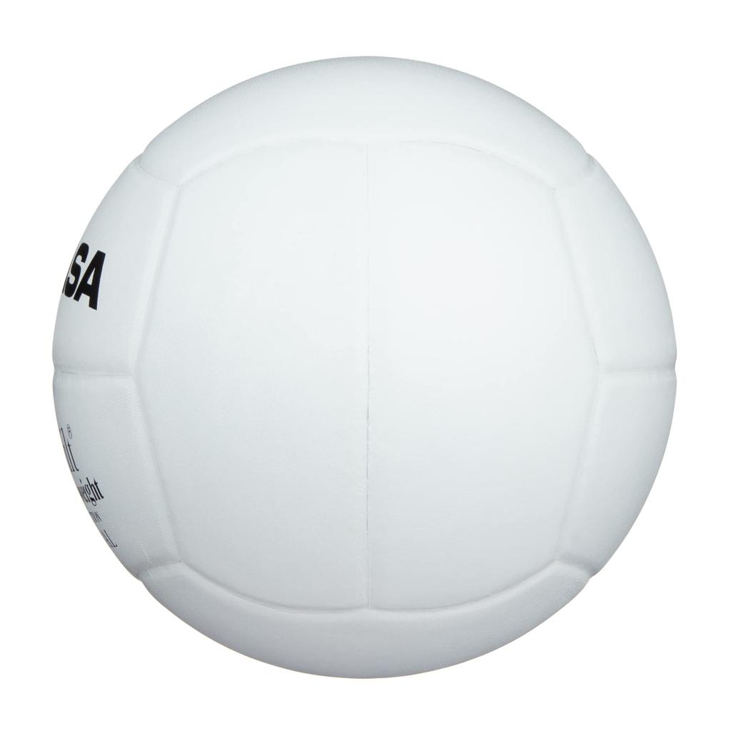 MIKASA Волейбол для тренировочного мяча для учеников средней школы и натуральное рекомендуемое внутреннее давление Мамы, нет. 4, (для мам), Белый, Кожаный,