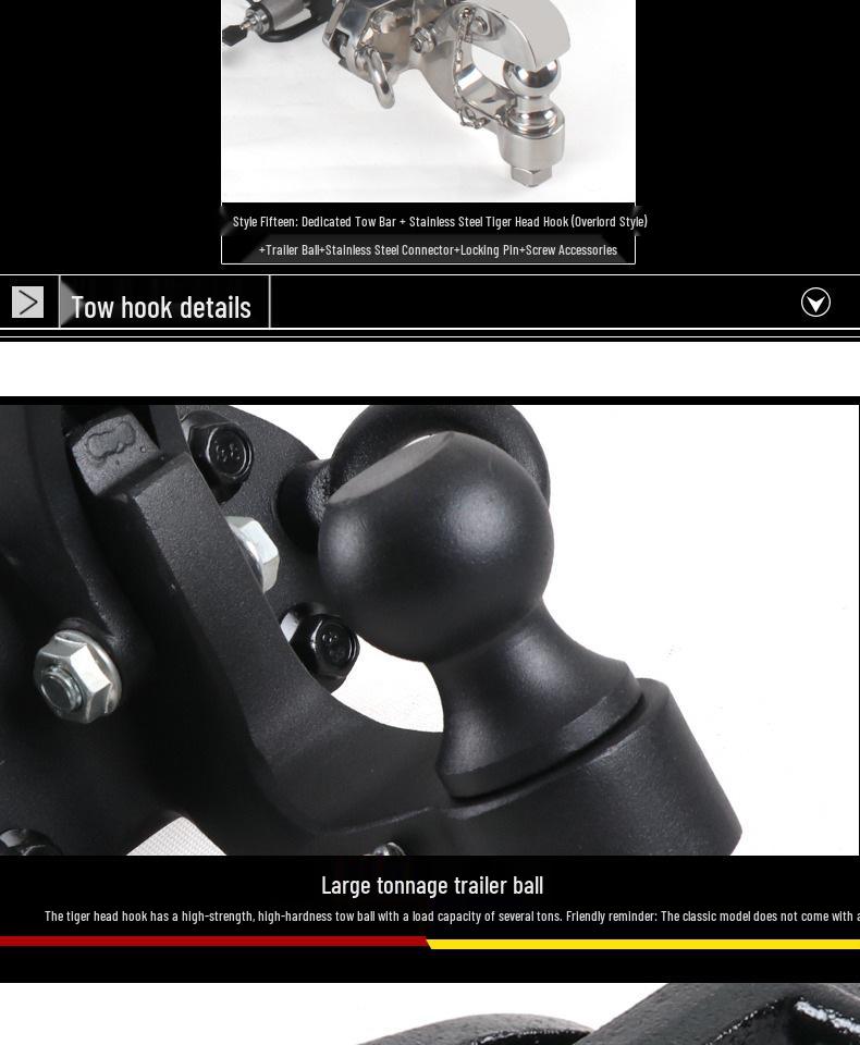 Заднее фаркопное устройство и съемный крюк Honda CRV для модифицированных прицепов