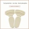 2Pair T-Shape Women's Shoe Heel Protectors Anti-Wear Half Insoles with Anti-Slip High Heel Pads for Foot Protection