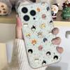 Хайкюу!! Прозрачный чехол для телефона с головами чиби-персонажей для iPhone 15 14 13 12 - Аниме Защитный чехол
