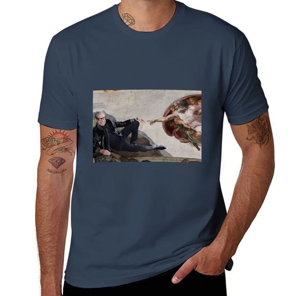 Creation Of Jeff Tshirt Basic Solid Color Short Sleeve Tshirt