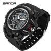 SANDA New Outdoor Sports Watch Cool Waterproof Electronic Watch Fashion Trend Watch