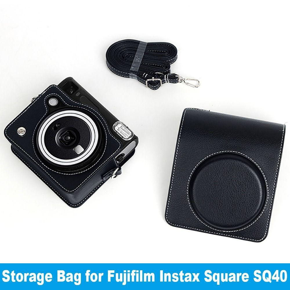 Чехол для камеры моментальной печати с регулируемым ремешком для Fujifilm Instax Square SQ40 Travel