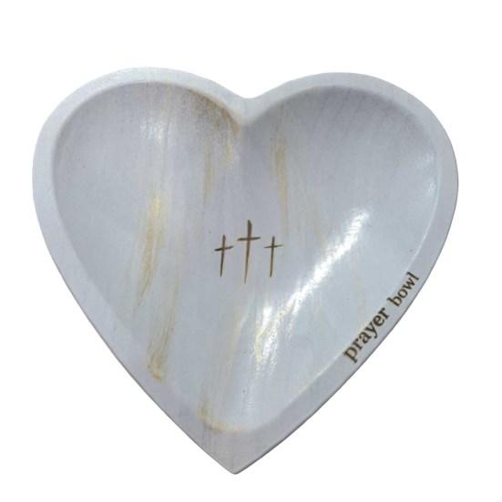 Деревянная молитвенная чаша в форме сердца Yousheng, ручная работа, чаша в форме сердца с карточками, религиозная молитвенная чаша из теста, подарки на Пасху, Рождество, День благодарения