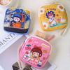 Zipper Sanitary Pad Pouch Cartoon Girls Mini Cosmetic Bags  for Lipstick Key Earphone Data Cables
