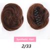 LUPU Girl's Chignon Natural Black Brown Straight Messy Bun For Women And Kids Donut Roller Hair Bun
