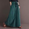 Plus-size Women Fashion Corduroy Casual Pants High Waist Trousers Loose Casual Trousers Ladies