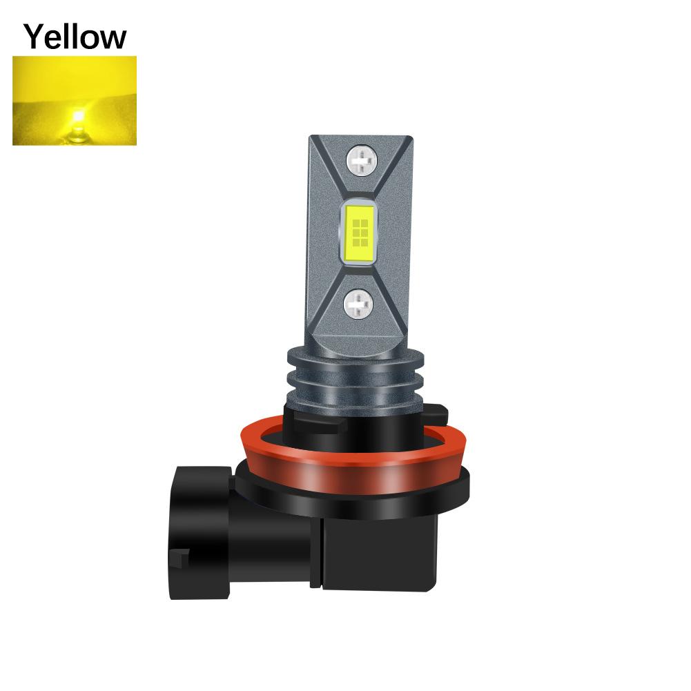 1PC 80W Car Headlight H4 H7 H8/H11 LED Bulb Head Lamp 2000LM LED Chips Fog Bulb White Yellow Ice Blue DC12V 24V