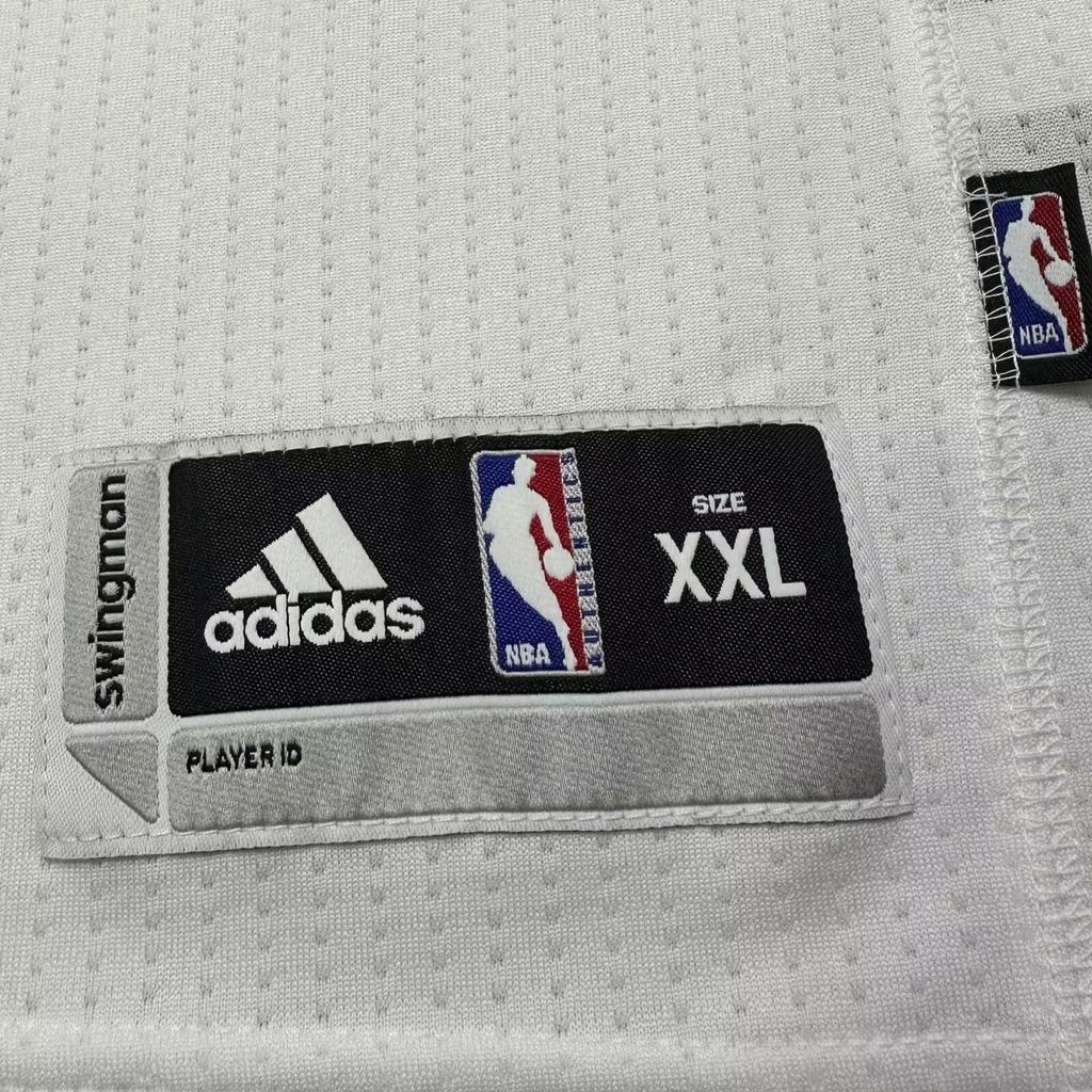 Adidas Баскетбольная майка X NBA Oklahoma City Thunder Durant SW 35 Fan Edition с V-образным вырезом и коротким рукавом, унисекс, белая 7470A-3KN-K91104